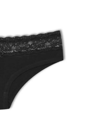 HNX Cotton Lace Waist Hipster Women's Boxer Briefs