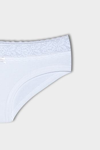 HNX Cotton Lace Waist Hipster Women's Boxer Briefs
