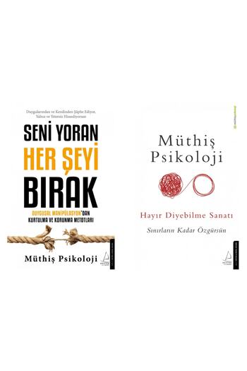 TÜRKİYE İŞ BANKASI KÜLTÜR YAYINLARI Hayır Diyebilme Sanatı + Seni Yoran Her Şeyi Bırak- 2 Kitap Set - Iş Bankası Özel Set Hayır Diyebilm
