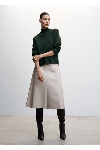 MANGO Woman Turtleneck Knitted Sweater