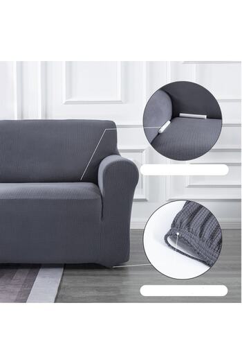 BASHTUGH TİCARET High Stretch Sofa, Sofa, Sofa Bed Cover Elastic, Pitikare Pattern3+2+1+1 Lycraö3211 Set