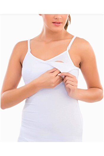 imer 1268 Pregnant and Breastfeeding Undershirt White
