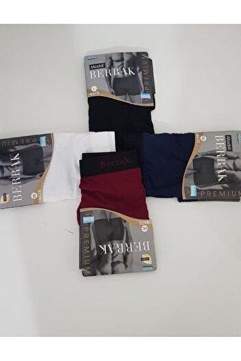 Berrak Ανδρικό Boxer Colorful Assorti 4 Πακέτο Βαμβακερό