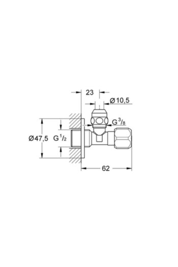 Grohe Intermediate Faucet 22017000 -