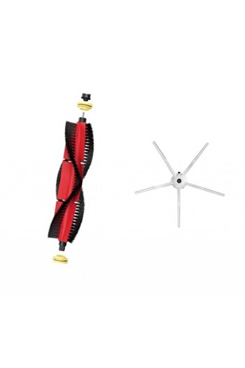 Xiaomi Συμβατό με Roborock S50 S6 S51 S5 Max - 1 βούρτσα καθαρισμού, 5-αρμοστή πλαϊνή βούρτσα
