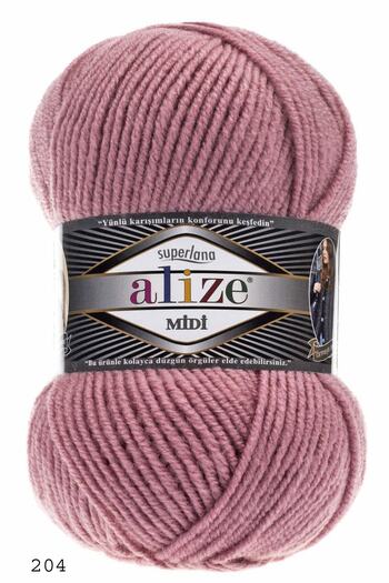 Alize Superlana Midi 204 Ροζ