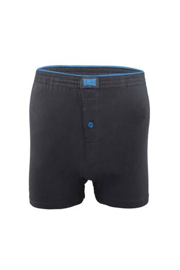 Tutku Men's Towel Waist Solid Color Boxer 4 Pieces