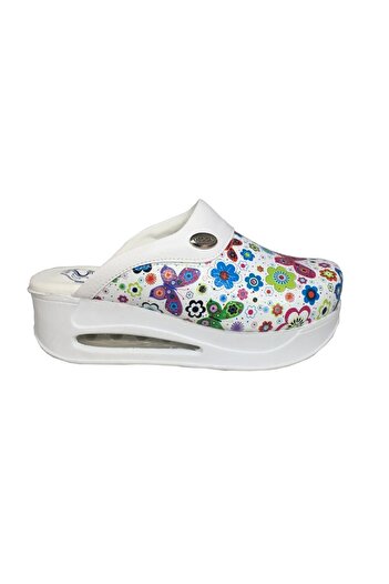 Hipokrat Papuci Sabo ortopedici complet unisex, albi, cu talpă cool Hippocrates