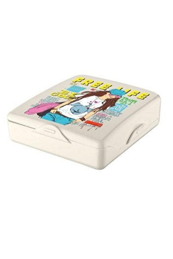 Titiz Plastik Sanitary Pad Box Rebellious Girl Das-Ap9159Krm