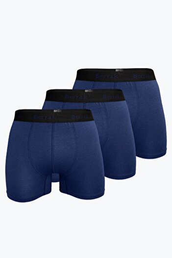 Berrak Ανδρικό Navy Blue 3 Pack Modal Boxer 3br4476