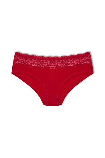HNX Cotton Lace Waist Hipster Women's Boxer Briefs