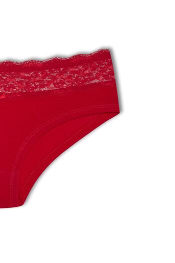 HNX Cotton Lace Waist Hipster Women's Boxer Briefs