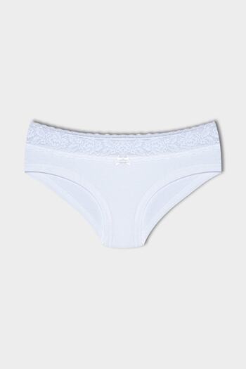 HNX Cotton Lace Waist Hipster Women's Boxer Briefs