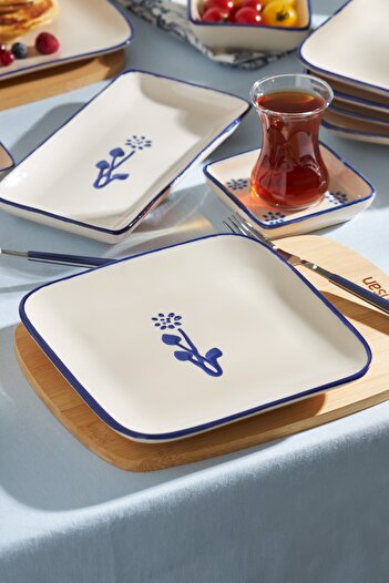 Emsan Floral Breakfast Set for 6 People - 24 Pieces
