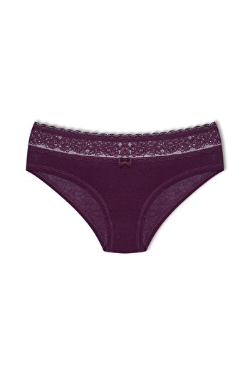 HNX 2-Piece Cotton Lace Waist Hipster Women's Boxer Briefs
