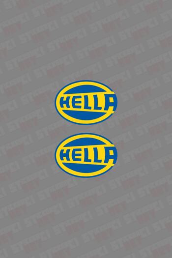 STİCKERCI BEY 2 bucăți 8*6 cm Set de autocolante pentru vehicule Hella Etichetă de acoperire imprimată cu folie Material modificat și accesoriu