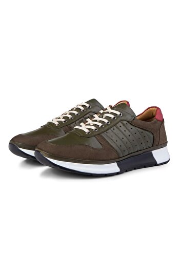 Ducavelli High Genuine Leather Men's Sneaker Shoes, Low Top Sneaker, Genuine Leather Sneaker