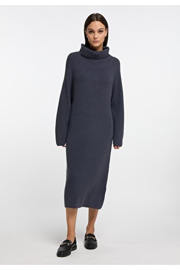 RISA Strick Langarmkleid midi lymoa