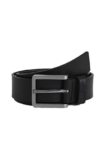 Calvin Klein Pánský 100% kožený černý pásek K50k505447-černý