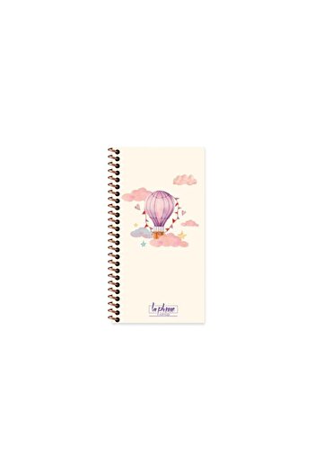 Keskin Color Yayınları Keskin Color 10x19 Plain Notebook La Plume Balloon - Pink