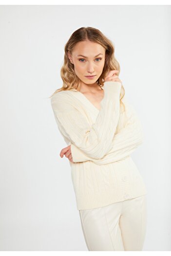 RISA Cardigan with buttons teylon