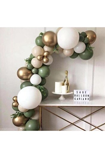 asöy Retro Eucalyptus Balloon Chain Set