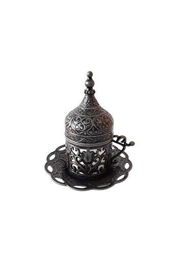 kapadokyahediyelik Turkish Coffee Cup, Double Cast Coffee Pot