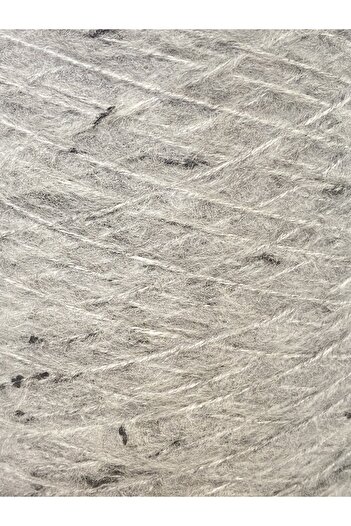 göçer Knitting Yarn Wool Acrylic: Gray Color Black Tweetli Total 850Gr