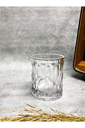 Jenisa Handmade Glass Whiskey Soft Drink Glass Set of 4