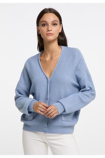 RISA Cardigan with buttons teylon