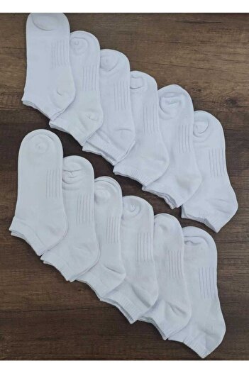 moa socks Ανδρικά βαμβακερά μαλακά μποτάκια Λευκές κάλτσες 10 Συσκευασία Kç-bp