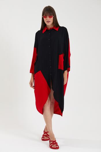 Denismoda Women's Casual Pocket Shirt