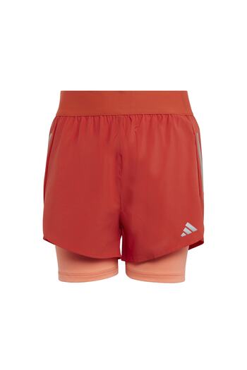 adidas Ib8868-c G Run 2ın1 Sho &amp;ccedil;ocuk Şort Ve Kapri Kırmızı