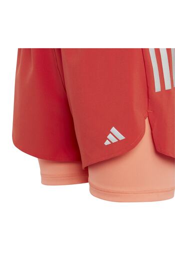 adidas Ib8868-c G Run 2ın1 Sho &amp;ccedil;ocuk Şort Ve Kapri Kırmızı