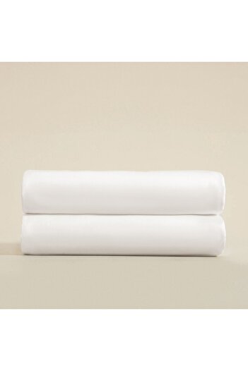 Chakra Extra Double Elastic Bedsheets 200x200 cm Ecru