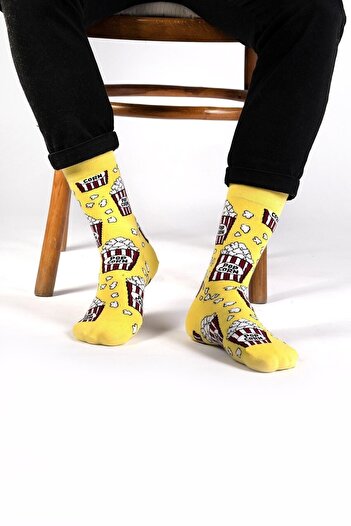 Ozzy Pack of 6 Organic Cotton Seamless Women's Multicolored Patterned Socks 4