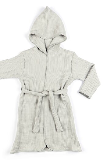 Tuğba Kuğu 4 Layer Muslin Bathrobe - Polychrome Series - Dot