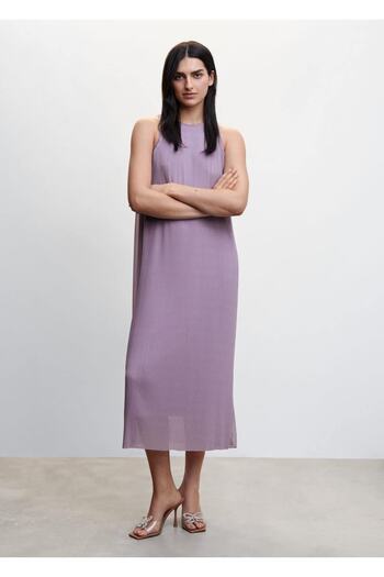 MANGO Woman Woven Shift Dress