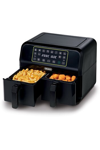 ARIETE Airy Fryer Dual 8 Litre Çift Hazneli Xxl Airfryer 1700w Sıcak Hava Fritözü