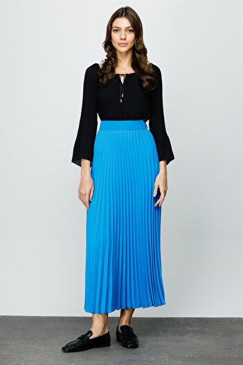 Ekol Pleated Maxi Skirt