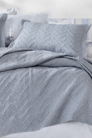 Yataş Curly Double Bedspread Set - Indigo