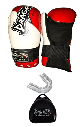 Dragondo 30175-p Point Fight Gloves and Transparent Teethers Set of 2