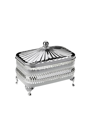 QUEEN ANNE English Silver Butter Plate 13 X 8.5 Cm