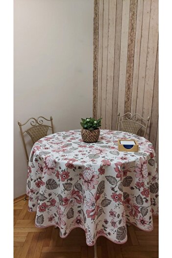 gonk Round Duck (LIQUID PUSHER, SPOT-PROOF) Fabric, Table Cloth