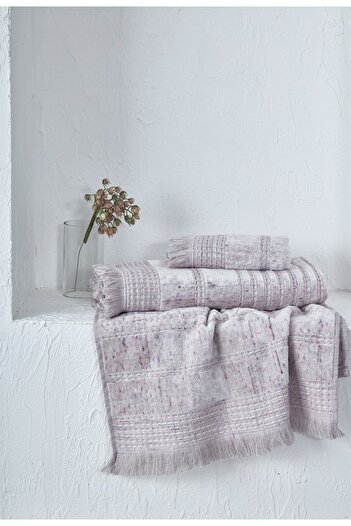 Ecocotton Майя 3-х предметний набір рушників 100% органічна бавовна Inject Pudra