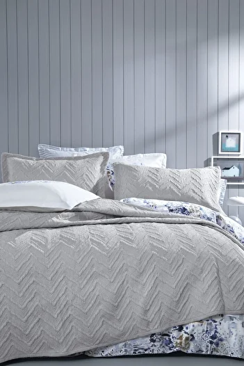 Yataş Stone Color Curly Double Bedspread Set
