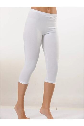 Anıt 3 Pieces Oversize Large Size Women's Knee Length Plain Combed Cotton 92% Cotton, 8% Elastane