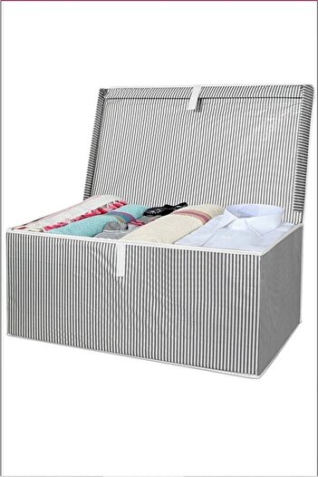 DaisyHome 4 Adet Kapaklı Kutu Hurç Mega Boy 70*40*30* Çok Amaçlı Kutu Hurç