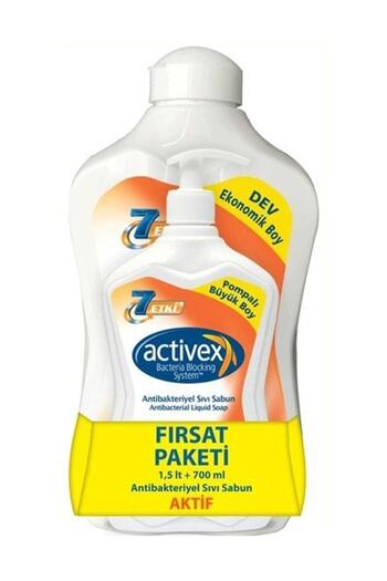Activex Activex Liquid Soap 1.5 Lt +700 Ml Active Promotional Product