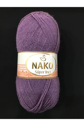 NAKO Πλεκτό νήμα χειρός Super Pearl - 6684 Light Plum